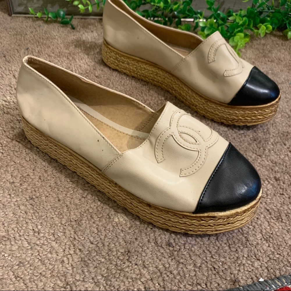 ⛄️Double C Platform Flats